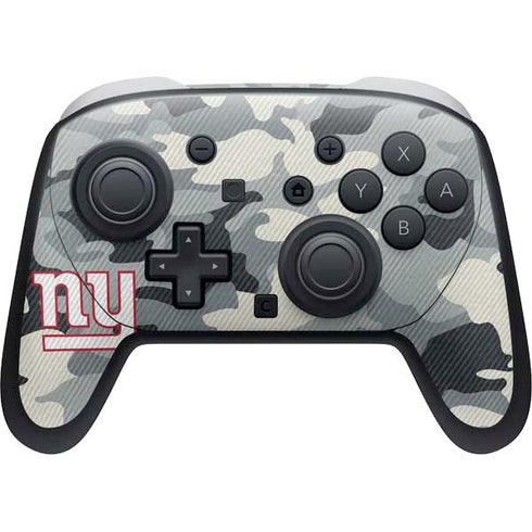 NFL New York Giants Camo Nintendo Switch 2 (2025) Pro Controller Skin