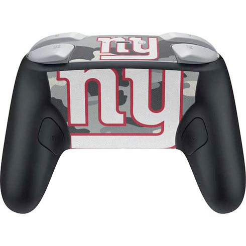 NFL New York Giants Camo Nintendo Switch 2 (2025) Pro Controller Skin