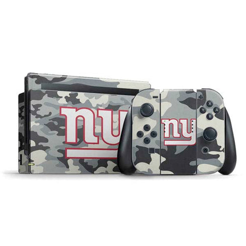 NFL New York Giants Camo Nintendo Skins