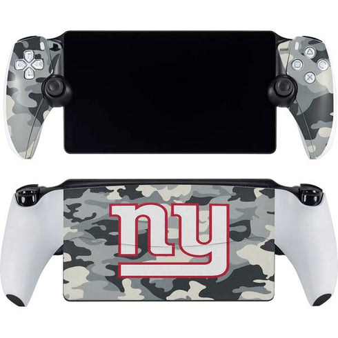 NFL New York Giants Camo PlayStation PS5 Skins