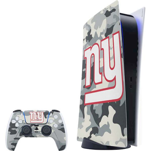 NFL New York Giants Camo PlayStation PS5 Skins