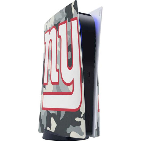 NFL New York Giants Camo PlayStation PS5 Skins