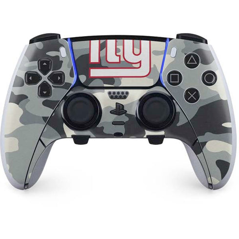 NFL New York Giants Camo PlayStation PS5 Skins