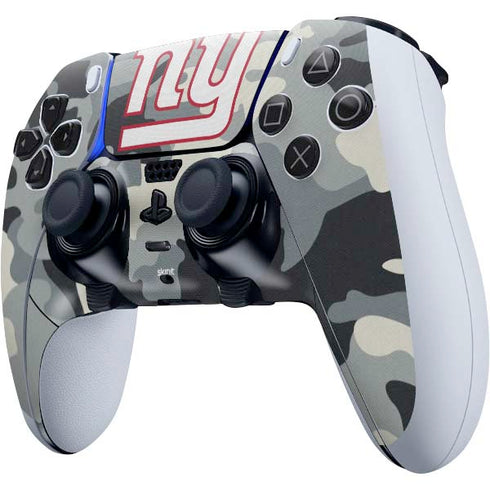 NFL New York Giants Camo PS5 DualSense Edge Pro Controller Skin