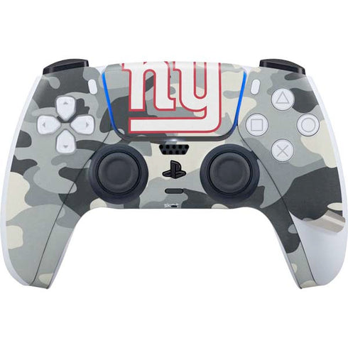 NFL New York Giants Camo PS5 Pro Bundle Skin