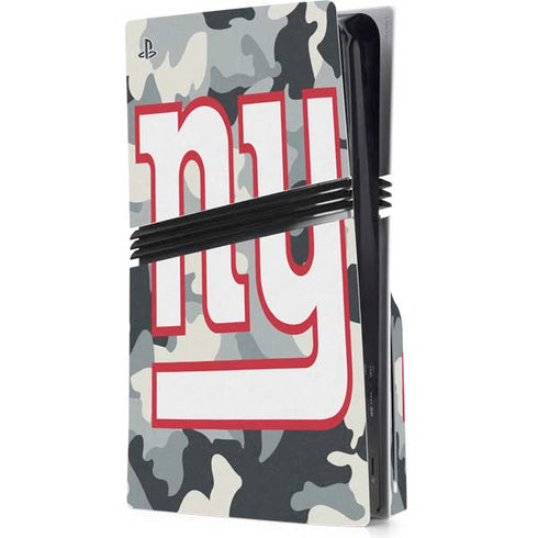 NFL New York Giants Camo PlayStation PS5 Skins