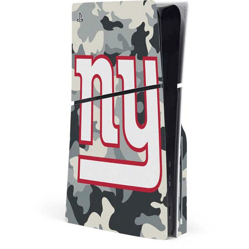 NFL New York Giants Camo PlayStation PS5 Skins