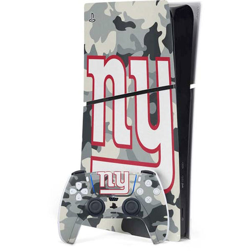 NFL New York Giants Camo PlayStation PS5 Skins