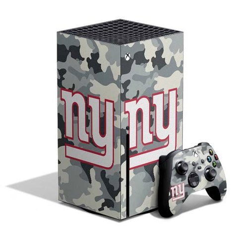 NFL New York Giants Camo Xbox Series X Bundle Skin