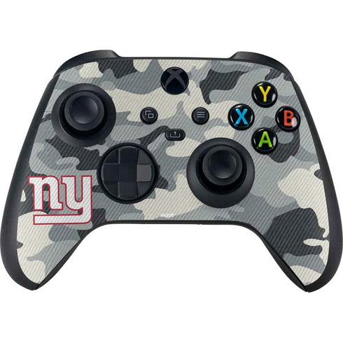 NFL New York Giants Camo Xbox Series X Bundle Skin