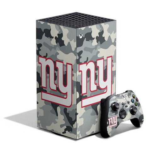 NFL New York Giants Camo XBox Series X Digital Edition Bundle Skin