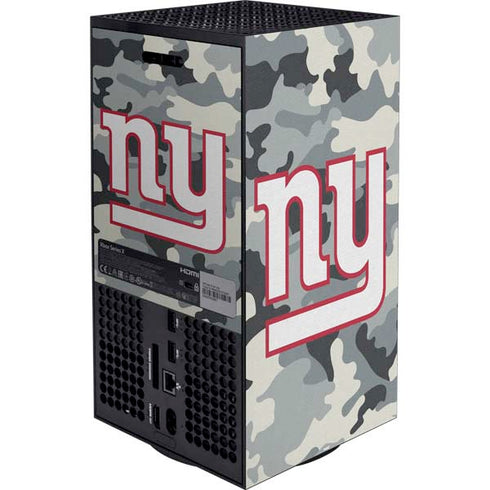 NFL New York Giants Camo XBox Series X Digital Edition Bundle Skin