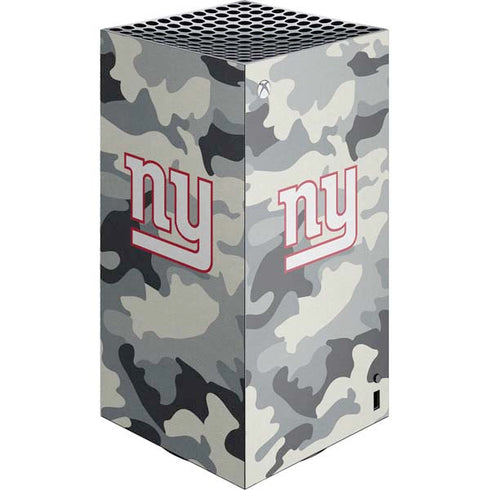 NFL New York Giants Camo Xbox Series X Skins