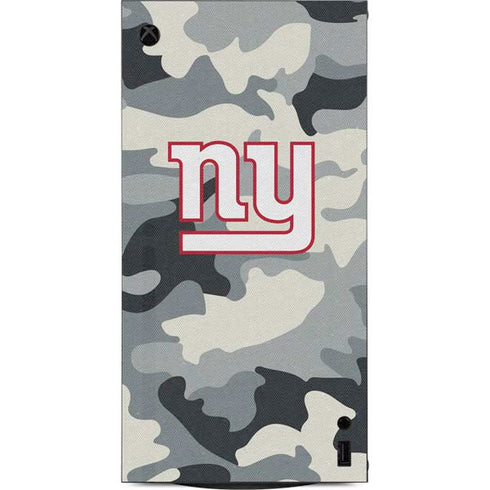 NFL New York Giants Camo XBox Series X Digital Edition Console Skin