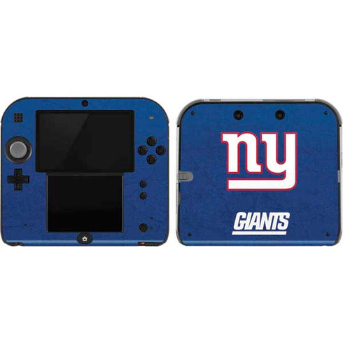 NFL New York Giants Distressed Nintendo Skins