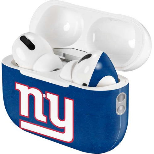 NFL New York Giants Distressed AirPods Pro 2nd Gen Skin