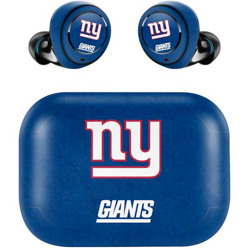 NFL New York Giants Distressed Amazon Echo Buds Skin