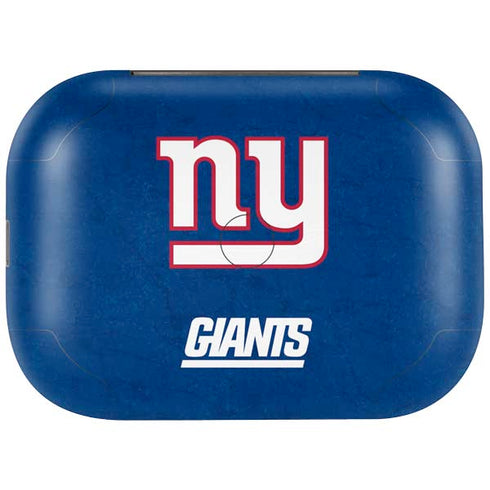 NFL New York Giants Distressed Amazon Echo Buds Skin