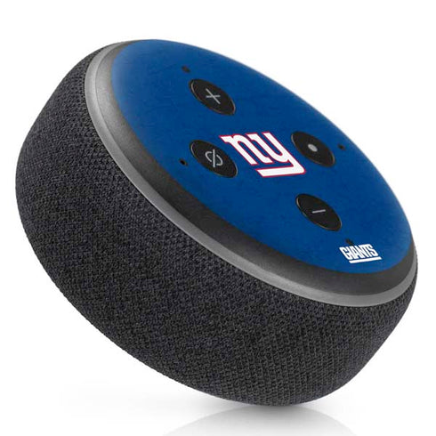 NFL New York Giants Distressed Amazon Echo Dot Skin