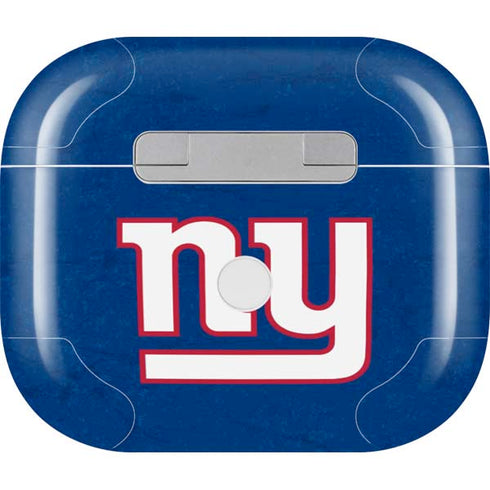 NFL New York Giants Distressed Apple AirPods (3rd Gen 2021) Skin