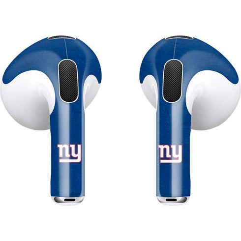 NFL New York Giants Distressed Apple AirPods (3rd Gen 2021) Skin