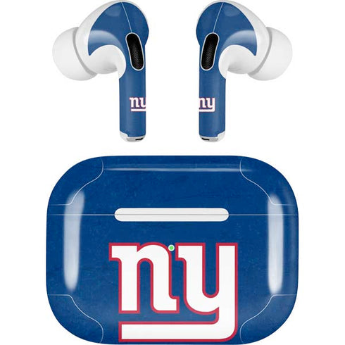 NFL New York Giants Distressed Apple AirPods Pro Skin