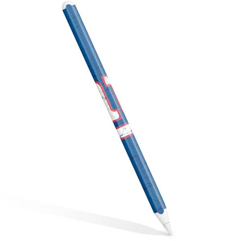 NFL New York Giants Distressed Apple Pencil (2nd Gen 2019) Skin