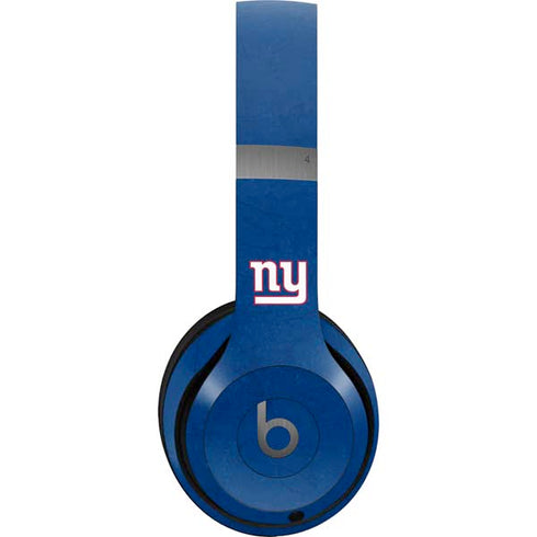 NFL New York Giants Distressed Beats Solo 4 Wireless Headphones Skin