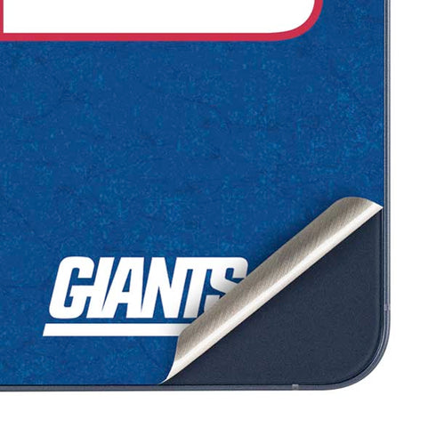 NFL New York Giants Distressed Galaxy A35 5G Skin