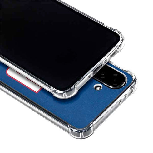 NFL New York Giants Distressed Galaxy A36 5G Clear Case