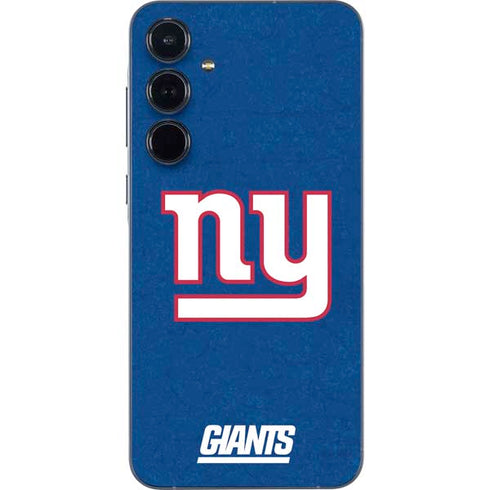 NFL New York Giants Distressed Galaxy A55 5G Skin