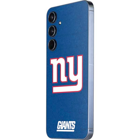 NFL New York Giants Distressed Galaxy A55 5G Skin