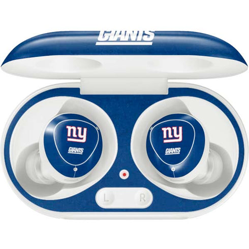 NFL New York Giants Distressed Galaxy Buds Plus Skin