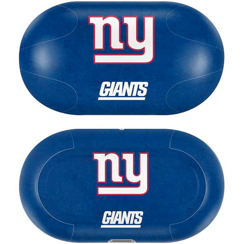 NFL New York Giants Distressed Galaxy Buds Plus Skin