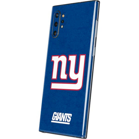 NFL New York Giants Distressed Galaxy Note 10 Plus Skin