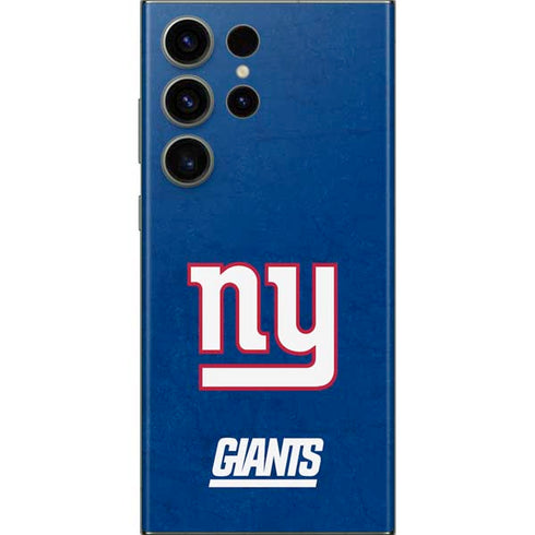NFL New York Giants Distressed Galaxy Skins