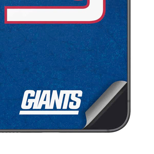 NFL New York Giants Distressed Galaxy S25 Plus Skin