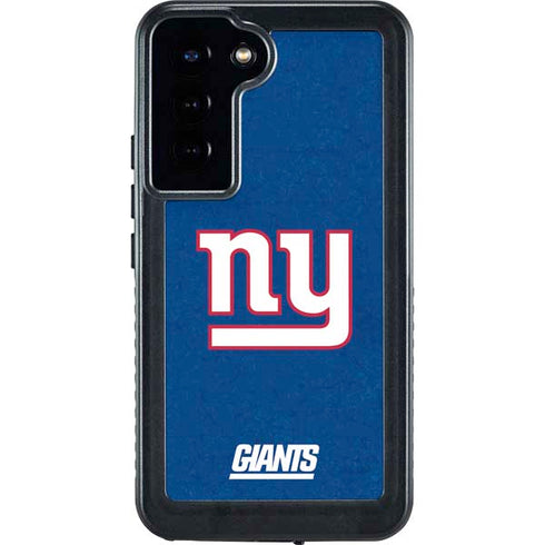 NFL New York Giants Distressed Galaxy S24 Plus Waterproof Case
