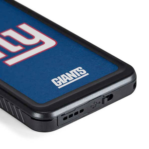 NFL New York Giants Distressed Galaxy S24 Plus Waterproof Case