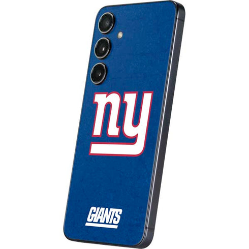 NFL New York Giants Distressed Galaxy S25 Skin