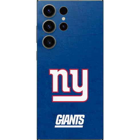 NFL New York Giants Distressed Galaxy S24 Ultra Skin