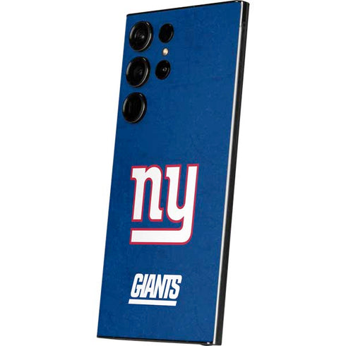 NFL New York Giants Distressed Galaxy S25 Ultra Skin
