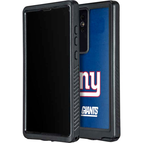 NFL New York Giants Distressed Galaxy S24 Ultra Waterproof Case