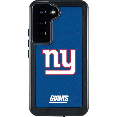 NFL New York Giants Distressed Galaxy S24 Waterproof Case
