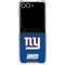 NFL New York Giants Distressed Galaxy Z Flip7 Clear Case