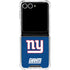 NFL New York Giants Distressed Galaxy Z Flip7 Clear Case