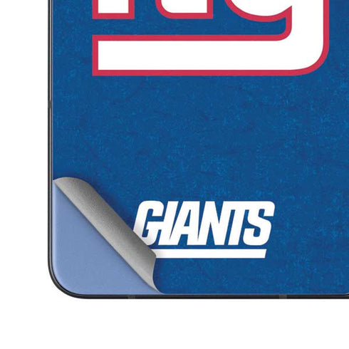 NFL New York Giants Distressed Galaxy Z Fold5 5G Skin