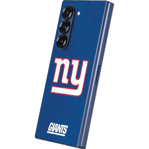 NFL New York Giants Distressed Galaxy Z Fold6 Skin