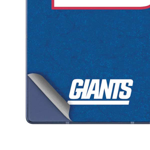 NFL New York Giants Distressed Galaxy Z Fold6 Skin