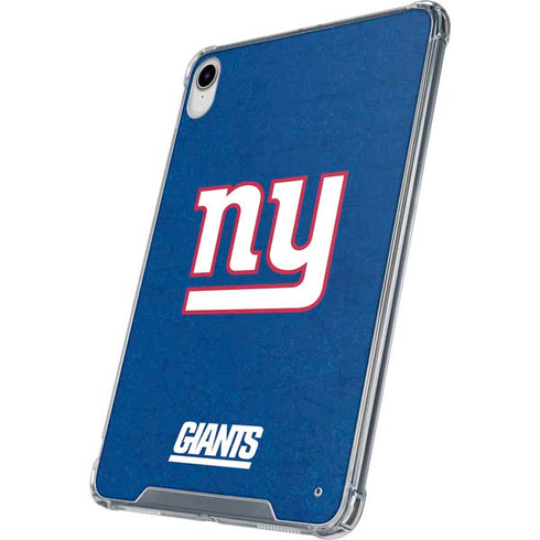 NFL New York Giants Distressed iPad 11th Gen (2025) Clear Case